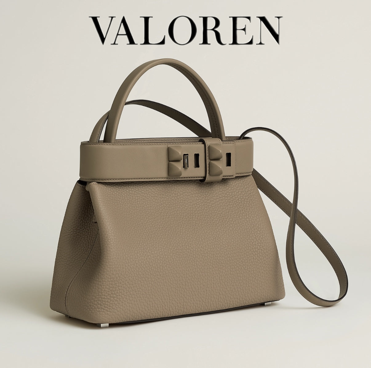 Hermès Medor Handbag Togo Swift Calfskin, Mauve Sylvestre, Palladium Hardware — 99% New